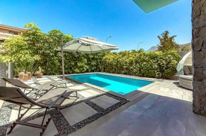 Luxury Villa Tropical Private Heated Pool Лос-Крістіанос Екстер'єр фото